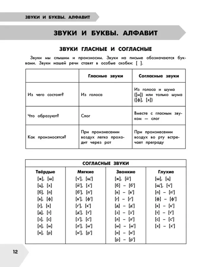 Русский язык в схемах и таблицах. Все темы 1 класса